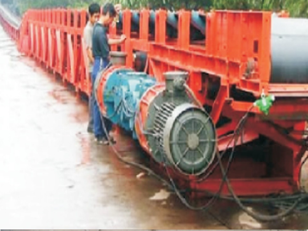 Mining retractable belt conveyor