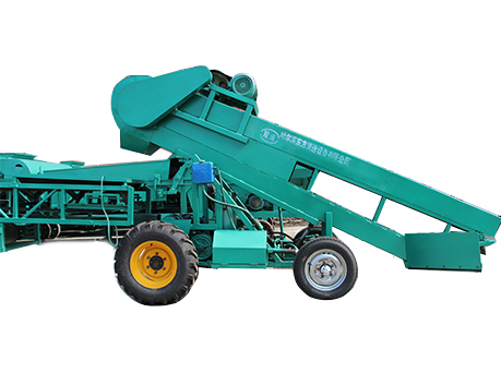 Remote control telescopic valley digging conveyor